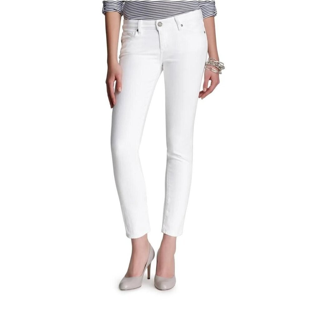 Paige White  Low Rise Skyline Ankle  Jeans Women's Size 29